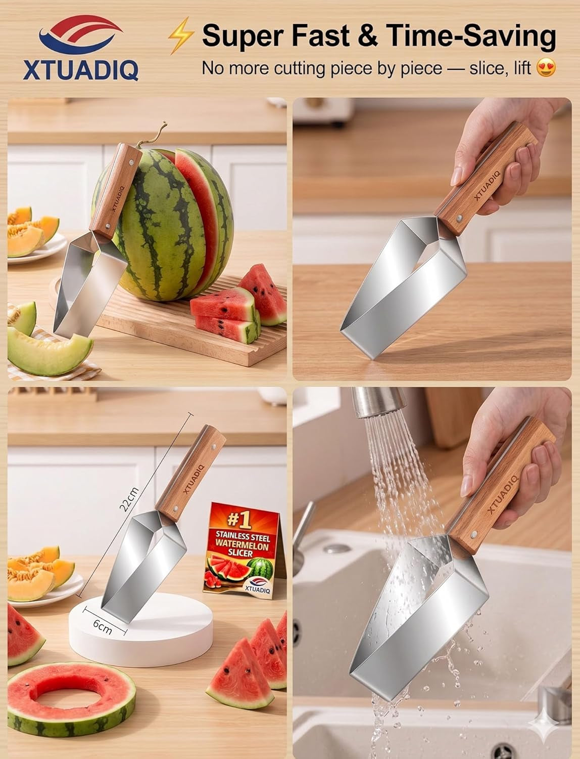 Stainless Steel Watermelon Slicer