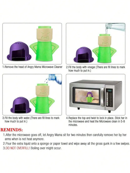 Angry Mom Microwave Cleaner